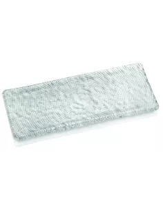 Diamantè Vassoio Rettangolare Cm. 31x12.5 Trasparente  - 6902.1  - IVV - Industria Vetraria Valdarnese  - Antipastiere e Vassoi