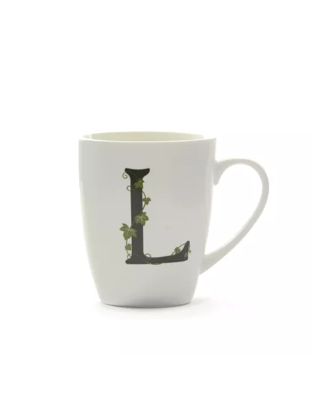 Mug Atupertu Lettera L  - P00350149L  - La Porcellana Bianca  - Tazze Caffe, Te e Latte