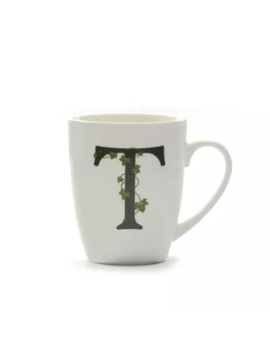 Mug Atupertu Lettera T  - P00350149T  - La Porcellana Bianca  - Tazze Caffe, Te e Latte