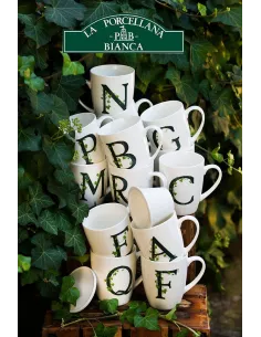 Mug Atupertu Lettera U  - P00350149U  - La Porcellana Bianca  - Tazze Caffe, Te e Latte 2