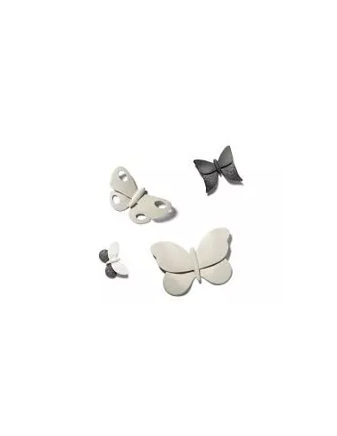 Farfalla In Gres Porcellanato Caolino Lineasette Cod P219B  - P219B  - Linea Sette Ceramiche  - Oggettistica per Casa