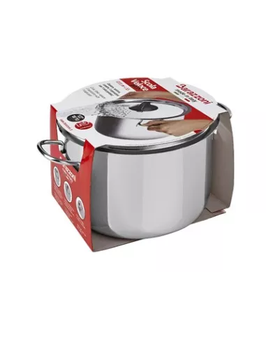 Acciaio Acciaio inossidabile 5.5 litri Barazzoni Spaghettieri Scolaveloce Inox ⌀22 cm 