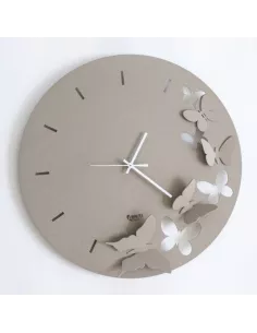 Orologio Butterfly Spring Beige  - 0OR2875C116  - Arti e Mestieri  - Orologi da parete