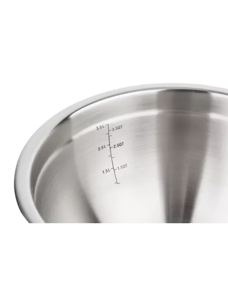 Bowl Acciaio Silicone cm. 20x12.6 Con Coperchio Acciaio Inox 18/10  - 810160020  - Barazzoni  - Insalatiere e Ciotole