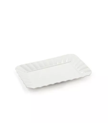 Vassoio Rettangolare Cm. 31x22 Ducale  - P003600431  - La Porcellana Bianca  - Antipastiere e Vassoi