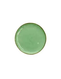 Concerto Verde Acqua Piatto Frutta Cm. 20  - R134600003  - Rose e Tulipani  - Piatti per la Tavola