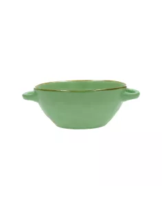 Concerto Verde Acqua Ciotola Zuppa Con Manici 600cc  - R134600010  - Rose e Tulipani  - Piatti per la Tavola