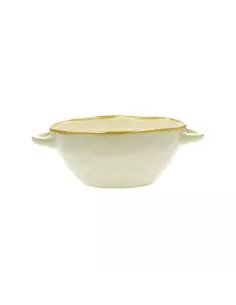 Concerto Avorio Ciotola Zuppa Con Manici 600cc  - R134000010  - Rose e Tulipani  - Piatti per la Tavola