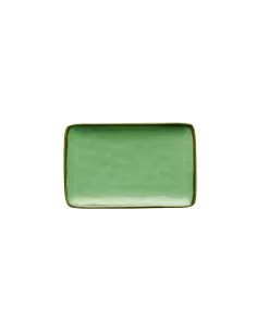 Concerto Verde Acqua Vassoio Rettangolare 20x13 Cm  - R134602013  - Rose e Tulipani  - Antipastiere e Vassoi