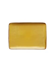 Concerto Ocra Vassoio Rettangolare 27x19 Cm  - R134302719  - Rose e Tulipani  - Antipastiere e Vassoi