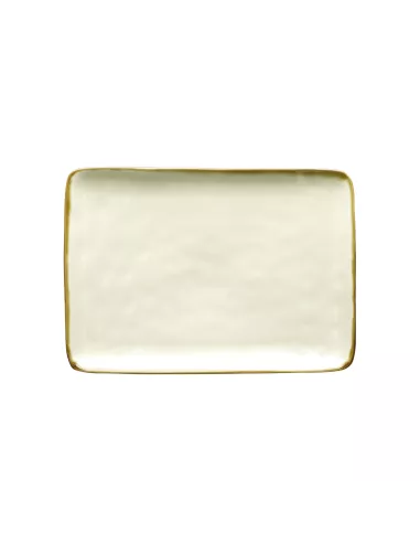 Concerto Avorio Vassoio Rettangolare 27x19 Cm  - R134002719  - Rose e Tulipani  - Antipastiere e Vassoi