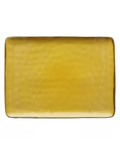 Concerto Ocra Vassoio Rettangolare 36x26,5  - R134303626  - Rose e Tulipani  - Antipastiere e Vassoi