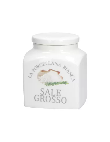 Conserva Barattolo Porcellana Deco 1,1L Sale Grosso