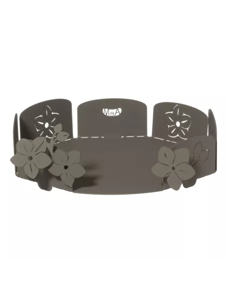 Porta Piatti Con Design Floreale Fior Di Loto Fango  - 0VA3427C18  - Arti e Mestieri  - Piatti per la Tavola