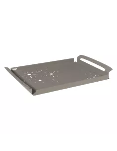 Vassoio Grande In Stile Floreale Fior Di Loto Fango  - 0VA3346C18  - Arti e Mestieri  - Antipastiere e Vassoi