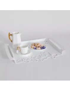 Vassoio Butterfly Bianco  - 0VA2752C26  - Arti e Mestieri  - Antipastiere e Vassoi 2