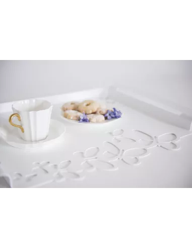 Vassoio Butterfly Bianco  - 0VA2752C26  - Arti e Mestieri  - Antipastiere e Vassoi