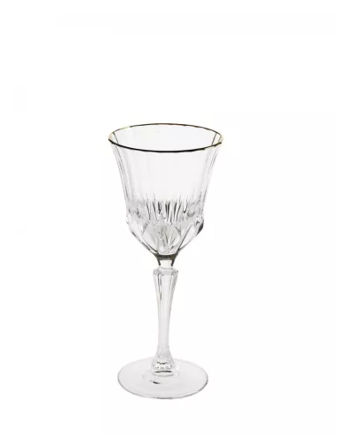 Set 6 Calici Oh My Gold In Crystal Glass  - 53596  - Brandani  - Bicchieri e Calici