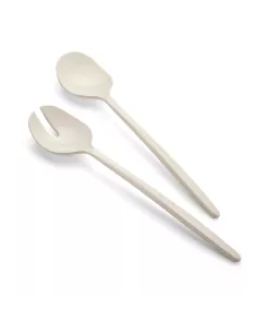 Tierra Posate Insalata Bianco Latte  - 106101156  - Guzzini  - Posate insalata