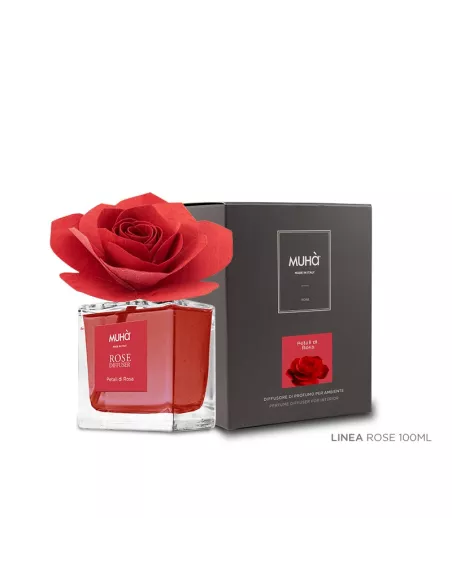 Profumatore D'ambiente Rosa Diffuser Petali Di Rosa 100 Ml