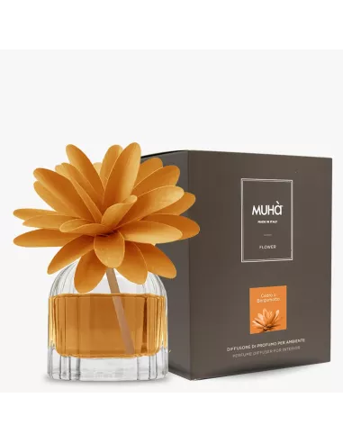 Profumatore D'ambiente Flower Diffuser Cedro e Bergamotto 60 Ml