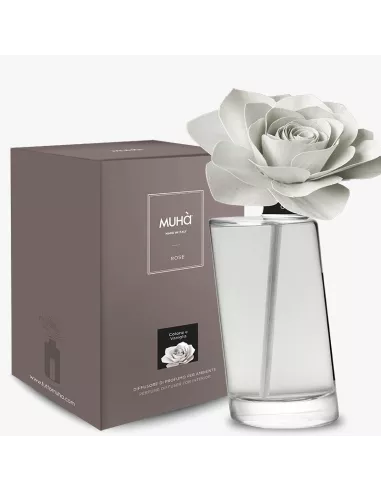 Profumatore D'ambiente Rosa Diffuser Cotone E Vaniglia 200 Ml