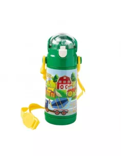Bottiglia Termica Baby 350ml Inox/abs C/cannnuccia Silicone Decori Assortiti 2
