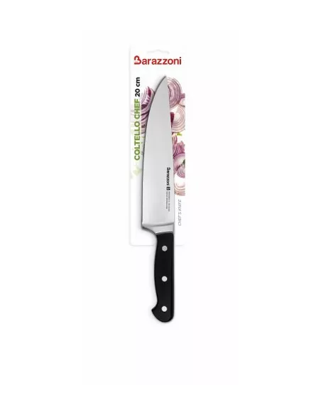 Coltello In Acciaio Chef Cm. 20 Barazzoni