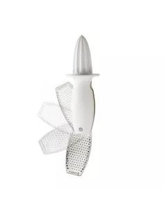 Spremilimoni Con Grattugia Buccia Squeeze&Grate My Kitchen Grigio Opaco  - 29940033  - Guzzini  - Utensili e Mestoli 2