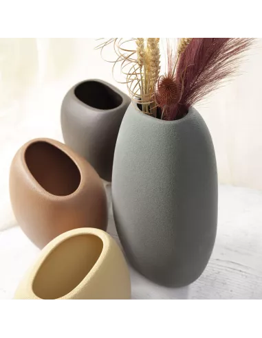 Vaso Piccolo HELLO Matisse Colore Ruggine In Gres Porcellanato Lineasette - 1pz