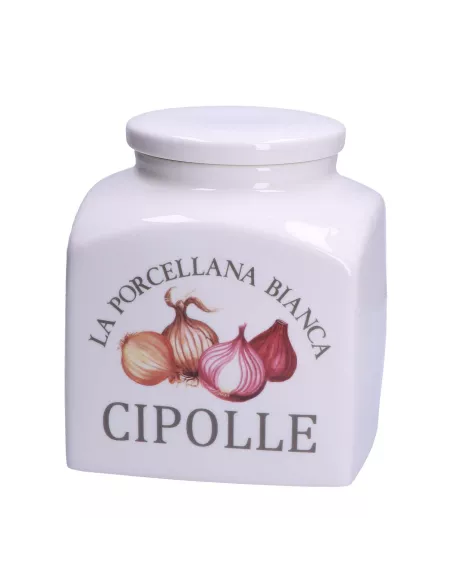 Conserva Barattolo Porcellana Deco 3,5Lt Cipolle