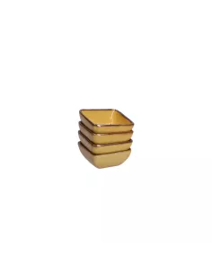 Concerto Ocra Ciotolina Quadrata 8 Cm - 1Pz 2