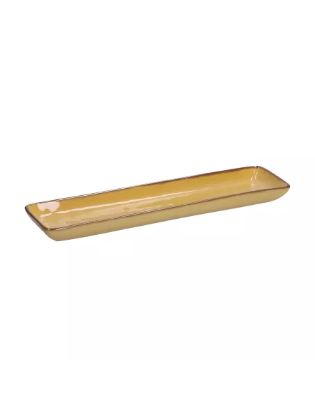 Concerto Ocra Vassoio Rettangolare 32x8 Cm