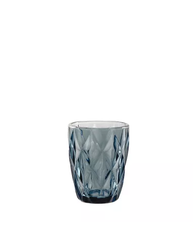 Set 6 Bicchieri Acqua Blue Diamond In Vetro