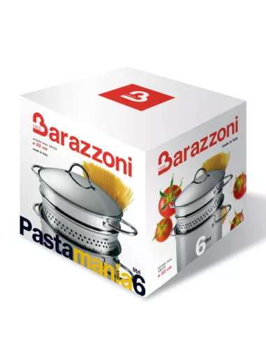 Cuocipasta Pastamania Inox C/Fondo Cm. 22