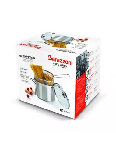 Spaghettiere Doppio Cestello Cm 24