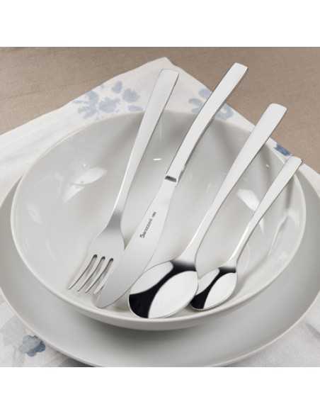 Servizio Posate 24 Pz In Acciaio Inox 18/10 Linea Ambra